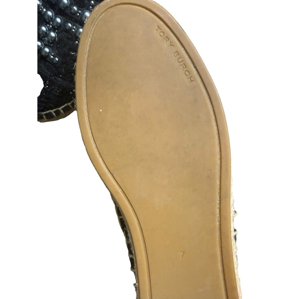 Tory Burch Tweed Willa Espadrille Pearl & Everly Espadrille Olana Leopard Size 7 - Picture 4 of 8